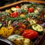 Sheet Pan Mediterranean Chicken & Veggies