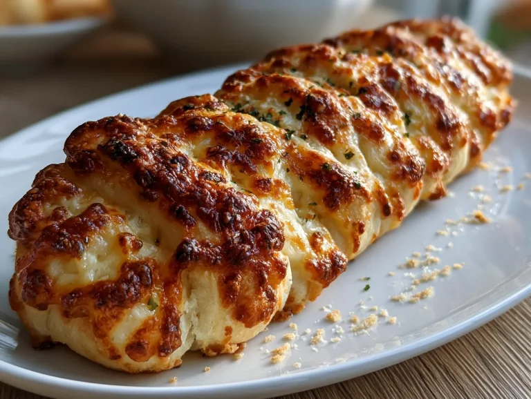 Spooky Mummy Cheesy Garlic Breadstick