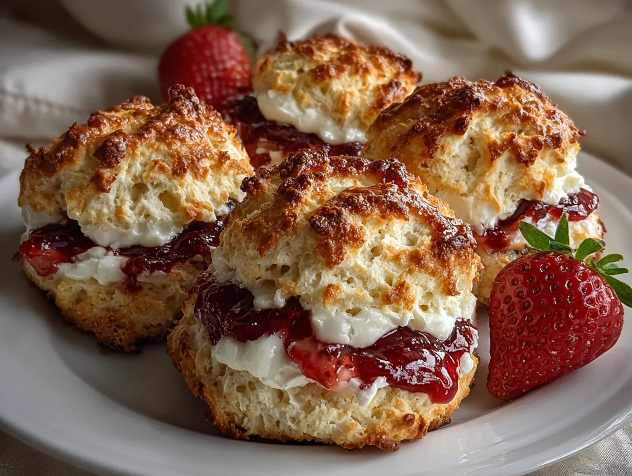 Strawberry Shortcake Protein Biscuits
