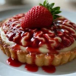 Zombie Brain Strawberry Tart